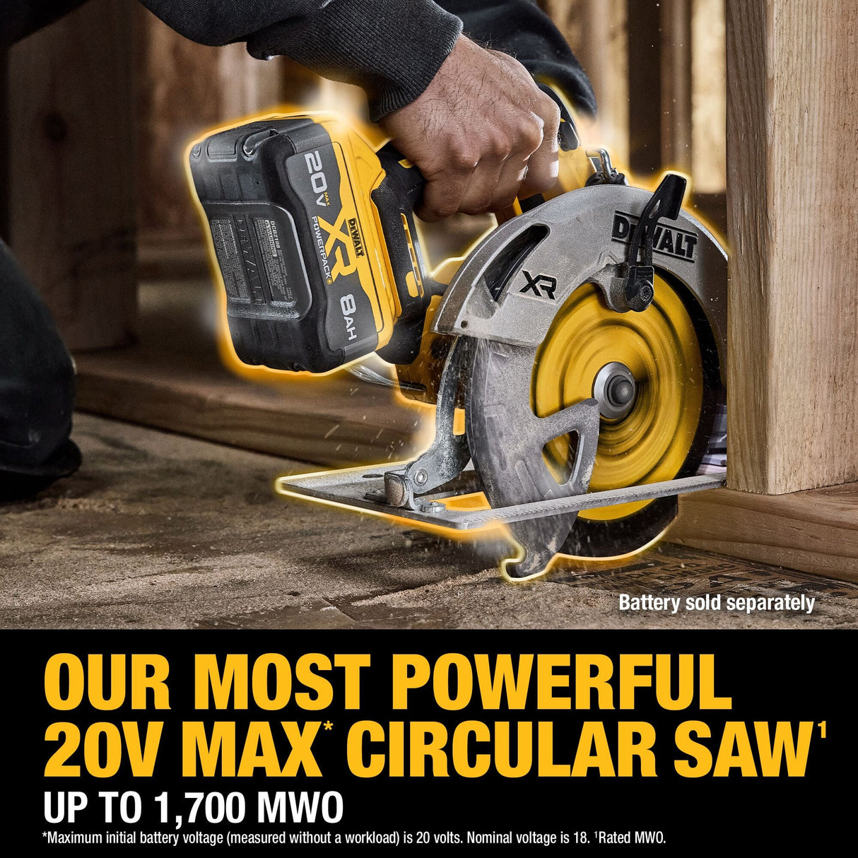 DEWALT DCS590B 20V MAX* XR® Brushless Cordless 7 - 1/4 in. Circular Saw (Tool Only) - Mississauga Hardware Centre Inc