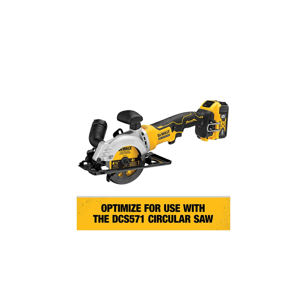 DEWALT DWA412PCD 4 - 1/2 in. 4T Fiber Cement Cutting Circular Saw Blade - Mississauga Hardware Centre Inc