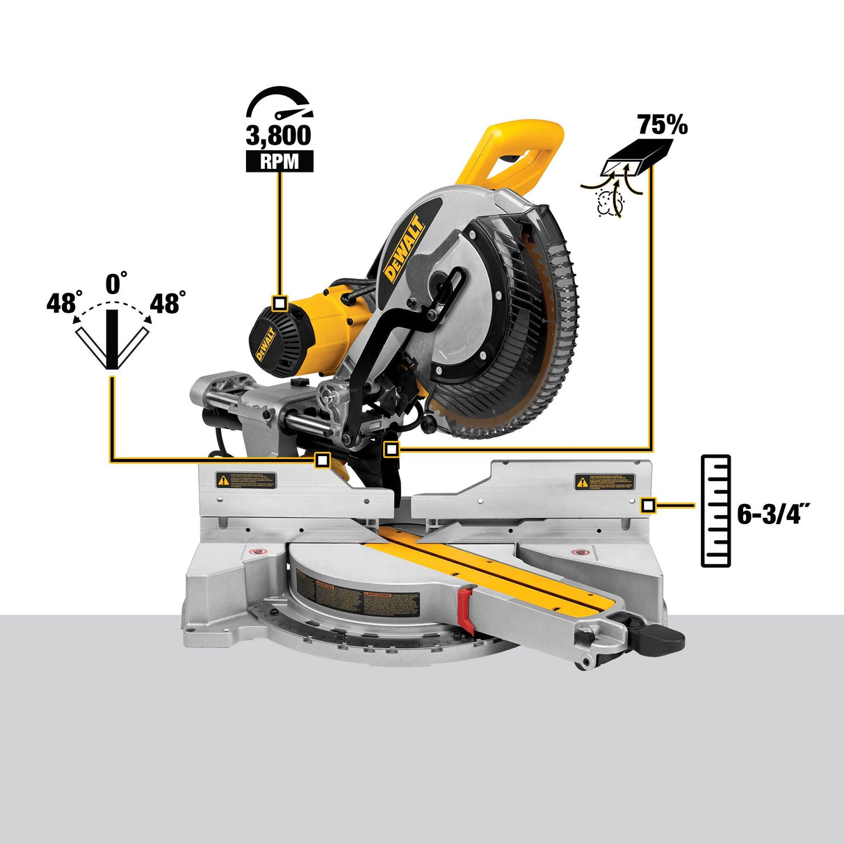 DEWALT DWS779 12 in. Double - Bevel Sliding Compound Miter Saw - Mississauga Hardware Centre Inc