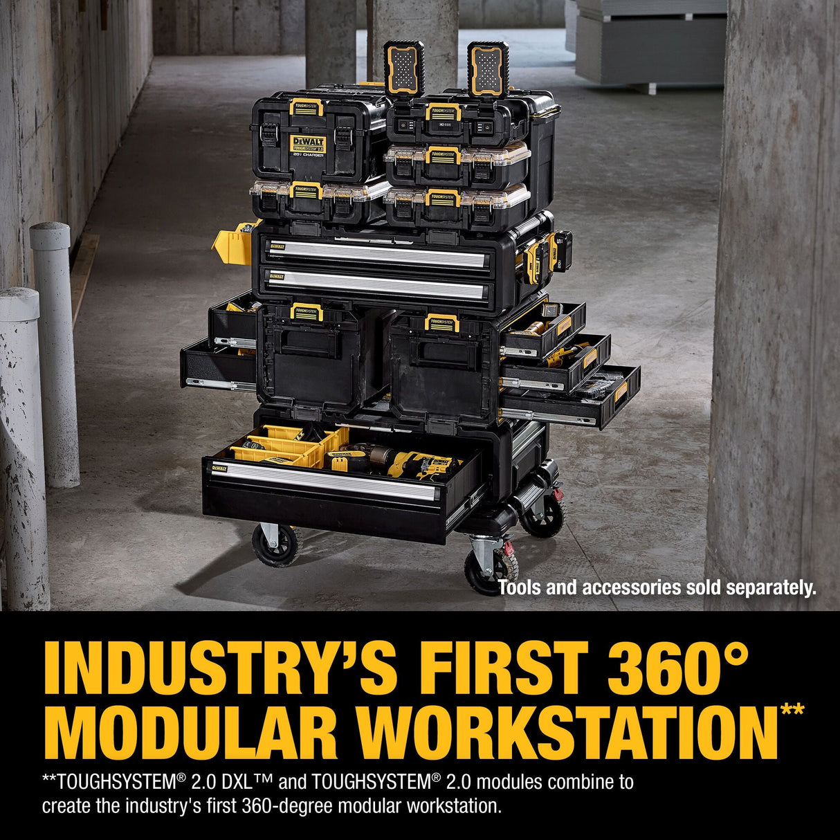DEWALT DWST60510 TOUGHSYSTEM® 2.0 DXL™ 5 - in - 1 Modular Workstation - Mississauga Hardware Centre Inc