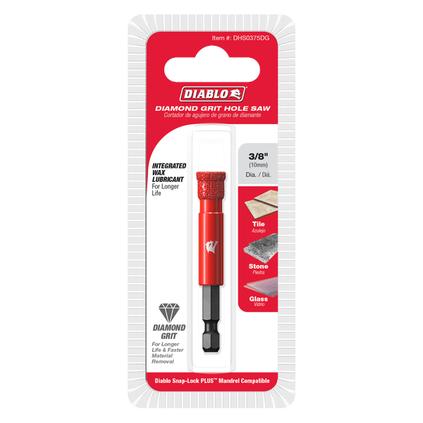 DIABLO DHS0375DG 3/8" Diamond Grit Hole Saw - Mississauga Hardware Centre Inc