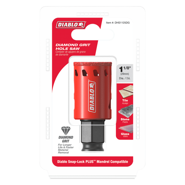 DIABLO DHS1125DG 1 - 1/8" Diamond Grit Hole Saw - Mississauga Hardware Centre Inc