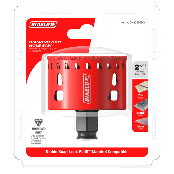 DIABLO DHS2500DG 2 - 1/2" Diamond Grit Hole Saw - Mississauga Hardware Centre Inc
