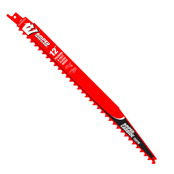 DIABLO DS1203CPA3 12" 3TPI AMPED™ Demo Demon™ Carbide Teeth Reciprocating Saw Blade for Pruning and Clean Wood - Mississauga Hardware Centre Inc