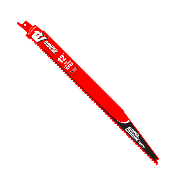 DIABLO DS1206CWSA 12" 5/7 TPI AMPED™ Demo Demon™ Carbide Teeth Reciprocating Saw Blade for Nail - Embedded Wood - Mississauga Hardware Centre Inc
