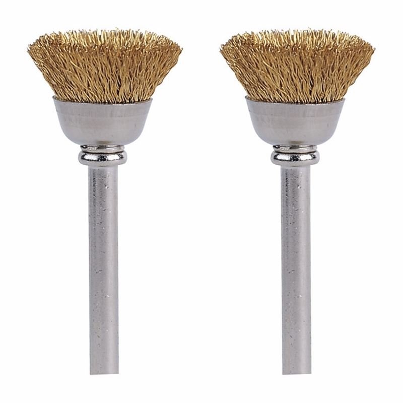 Dremel | 536 - 02 1/2 In. Brass Brushes (2 Pack) - Mississauga Hardware Centre Inc