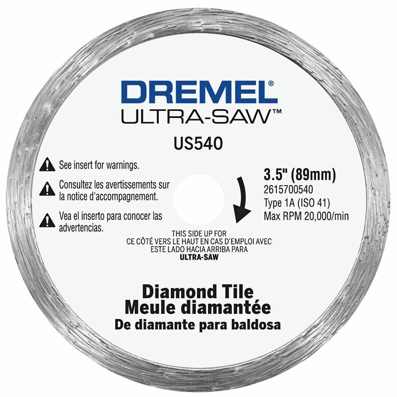Dremel | US540 - 01 3.5 In. Ultra - Saw Tile Cut - Off Wheel - Mississauga Hardware Centre Inc