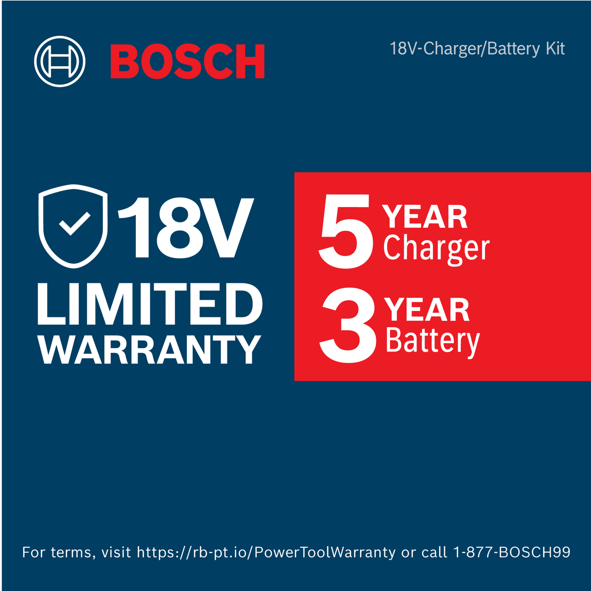 Bosch GXS18V-30N18 18V Starter Kit with (1) CORE18V® 8 Ah High Power Battery and (1) 18V 16 Amp Battery Turbo Charger