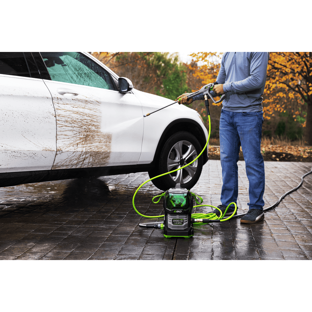 EGO HPW2105 POWER+ 2100 PSI Compact Pressure Washer with 6.0Ah Battery and 320W Charger - Mississauga Hardware Centre Inc