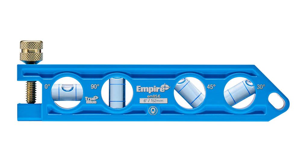 Empire EM85.6 6" TRUE BLUE® Die Cast Torpedo Level - Magnetic - Mississauga Hardware Centre Inc