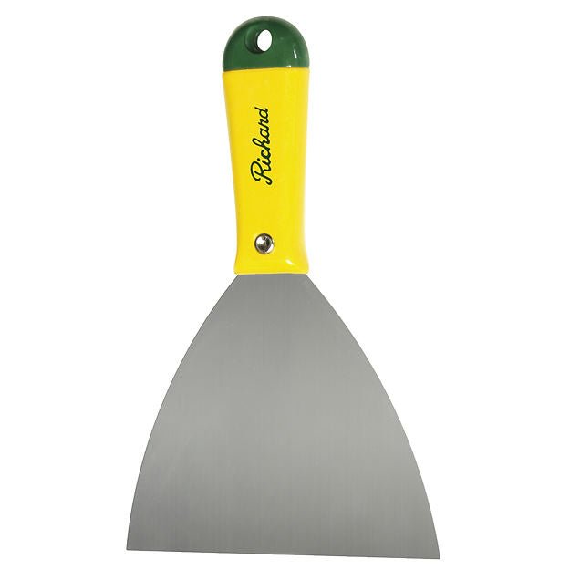 RICHARD H-4-S 4 IN. WALL SCRAPER, STIFF CARB ON STEEL BLADE, PLASTIC HANDLE