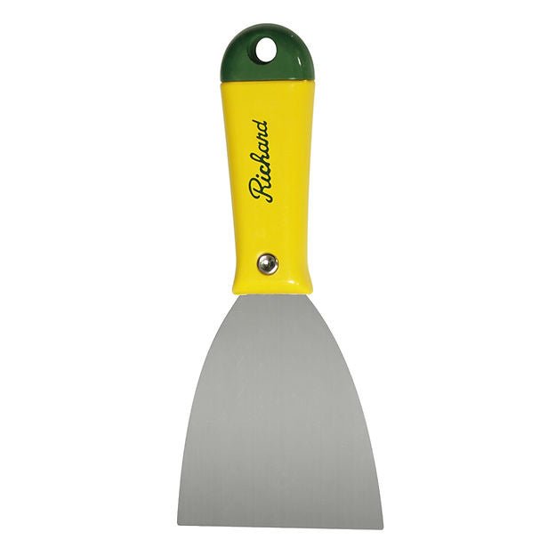 RICHARD H-3-F - 3 IN. WALL SCRAPER, FLEXIBLE C ARBON STEEL BLADE, PLASTIC HANDLE