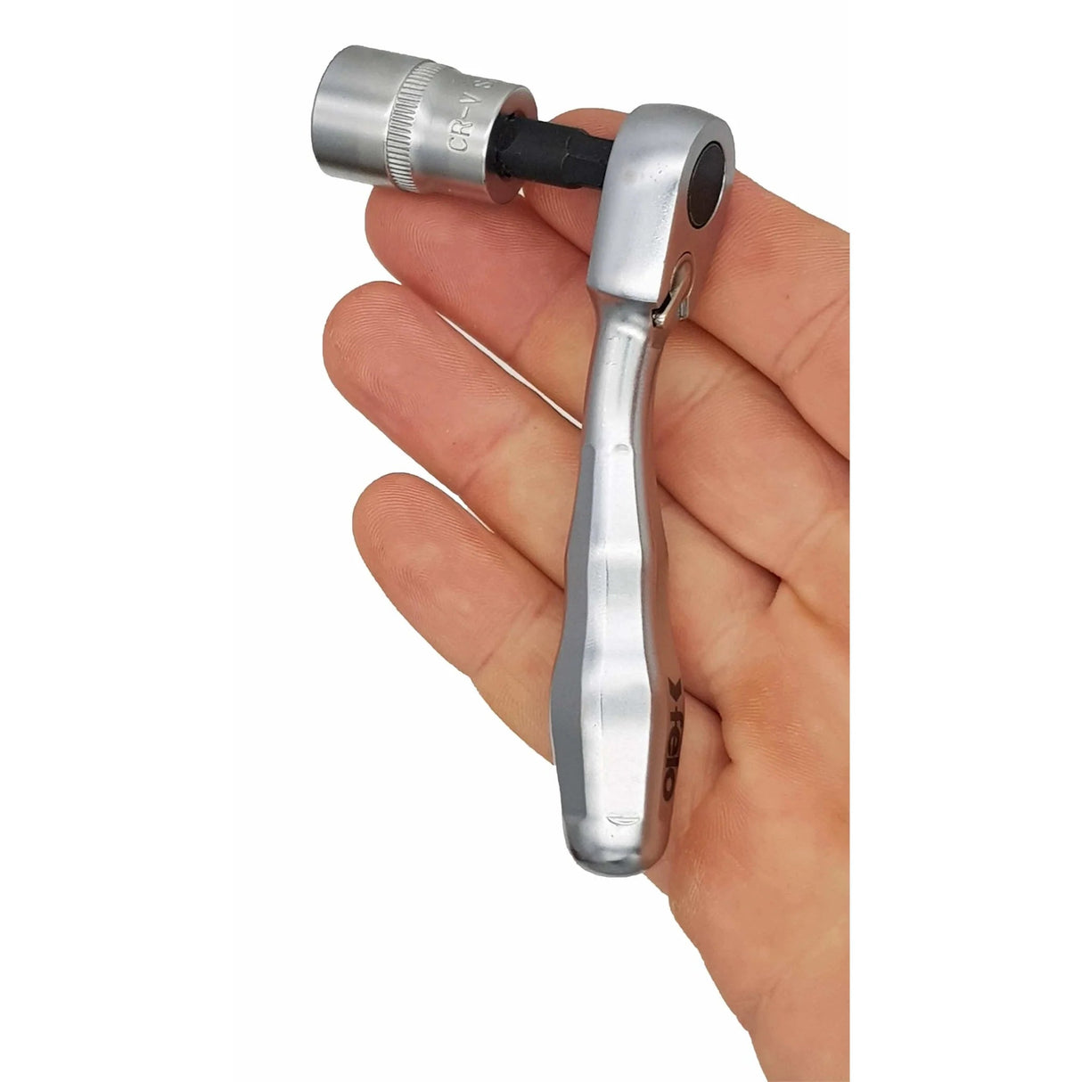 Felo Full metal Mini ratchet 1/4" MS 98 mm - Mississauga Hardware Centre Inc