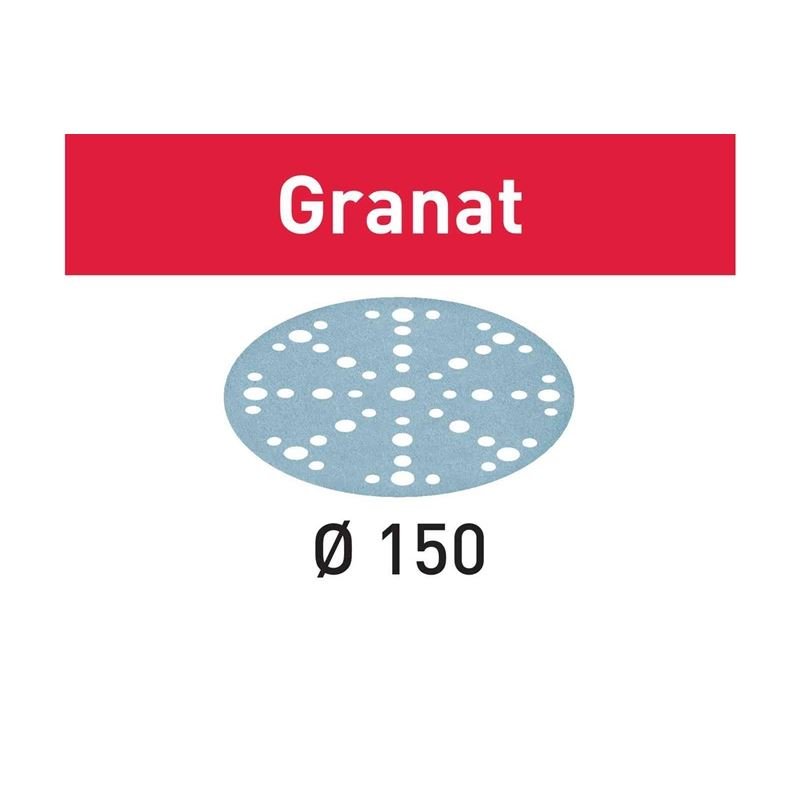 FESTOOL 575168 Abrasive sheet Granat STF D150/48 P240 GR/100 - Mississauga Hardware Centre Inc