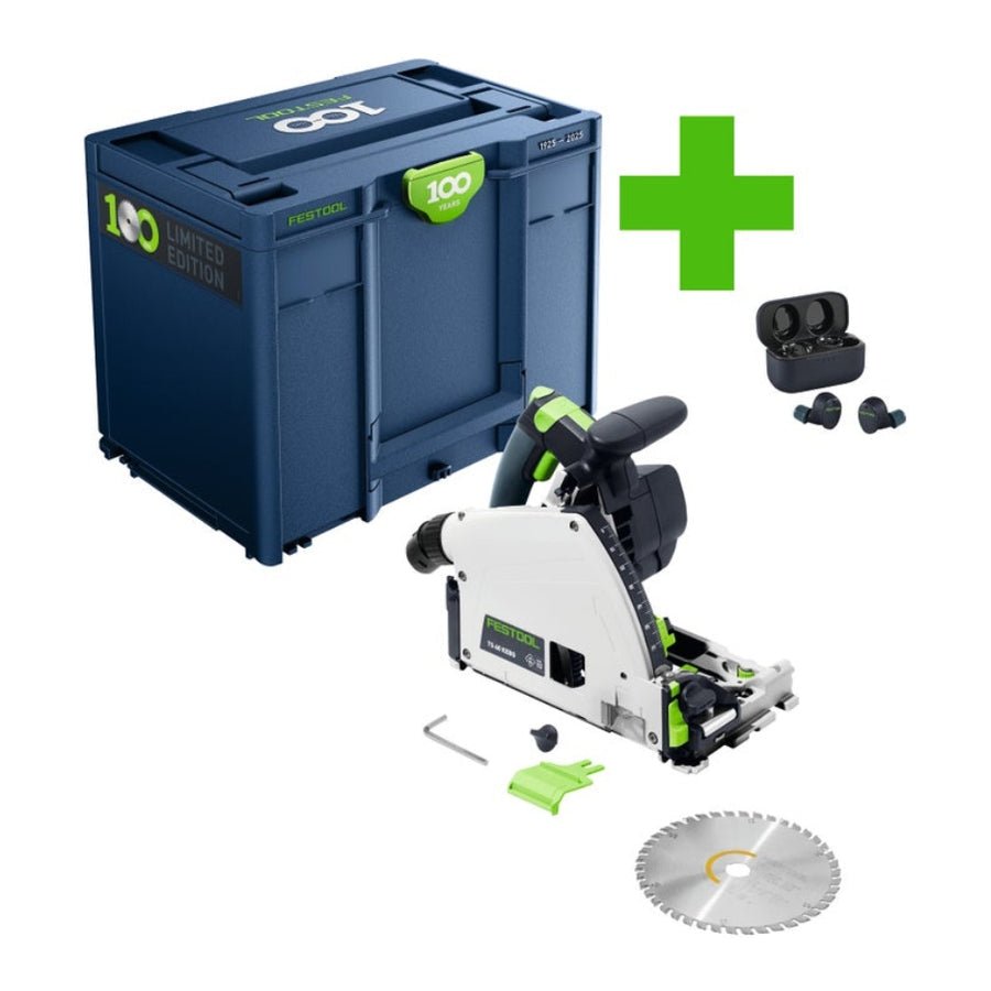 FESTOOL 578218 100 years Track Saw TS 60 KEBQ - Plus 100Y Limited Edition - Mississauga Hardware Centre Inc