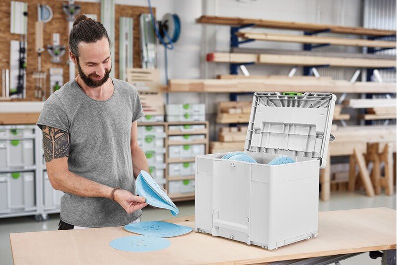 FESTOOL 578281 Abrasives Systainer³ Granat D225 GR SYS - Mississauga Hardware Centre Inc