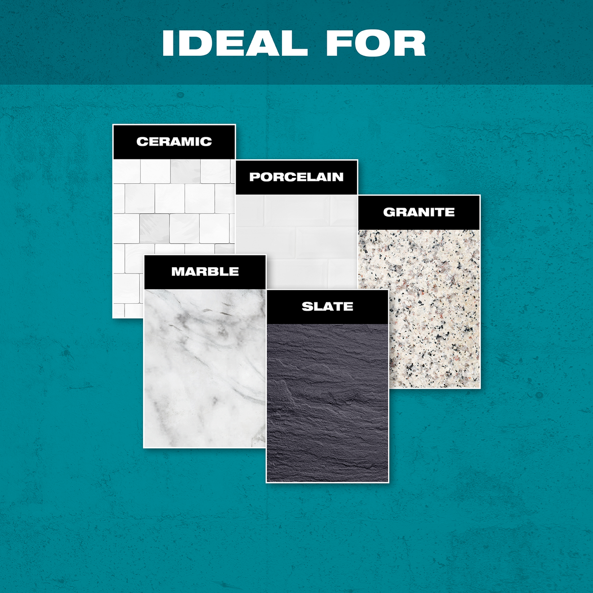 Makita E-07406 X‑LOCK 5" Continuous Rim Diamond Blade for Ceramic and Granite Cutting