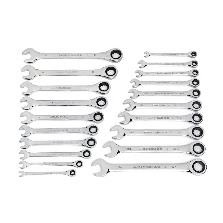 GEARWRENCH 35720 - 06 20 Piece 72 - Tooth SAE/Metric Ratcheting Combination Wrench Set - Mississauga Hardware Centre Inc
