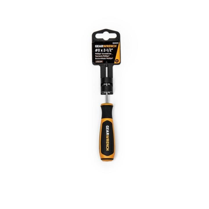 GEARWRENCH 80000H 0 x 2 - 1/2" Phillips® Dual Material Screwdriver - Mississauga Hardware Centre Inc