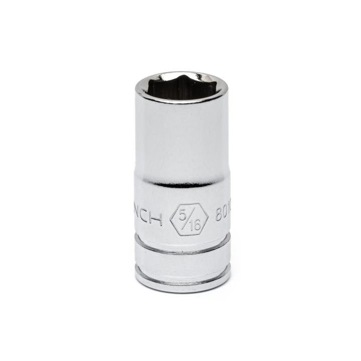 GEARWRENCH 80109 1/4" Drive 6 Point Standard SAE Socket 5/16" - Mississauga Hardware Centre Inc