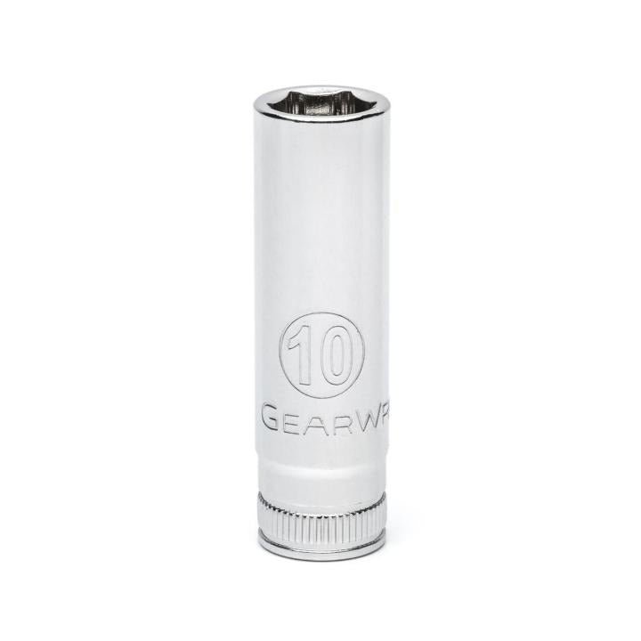 GEARWRENCH 80145 1/4" Drive 6 Point Deep Metric Socket 10mm - Mississauga Hardware Centre Inc