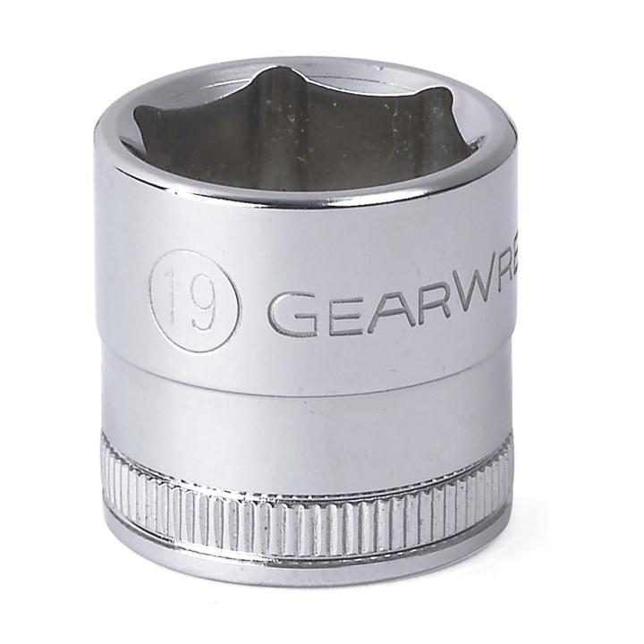 GEARWRENCH 80387 3/8" Drive 6 Point Standard Metric Socket 19mm - Mississauga Hardware Centre Inc