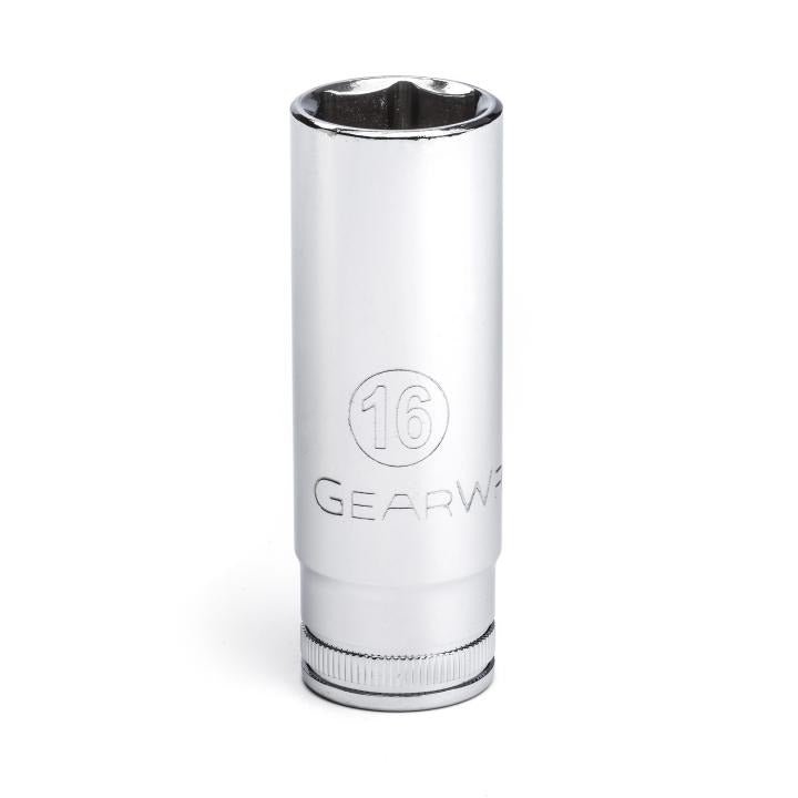 GEARWRENCH 80398 3/8" Drive 6 Point Deep Metric Socket 16mm - Mississauga Hardware Centre Inc