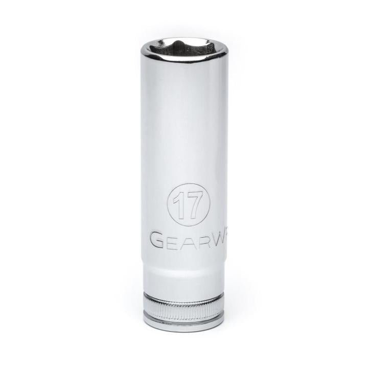 GEARWRENCH 80644 1/2" Drive 6 Point Deep Metric Socket 17mm - Mississauga Hardware Centre Inc
