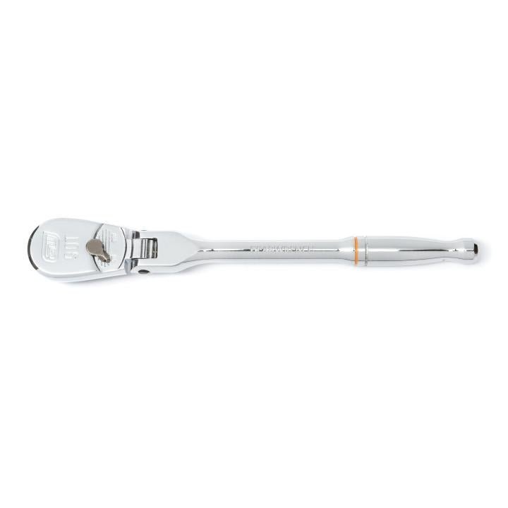 GEARWRENCH 81012T 1/4" Drive 90 - Tooth Flex Head Teardrop Ratchet 7" - Mississauga Hardware Centre Inc