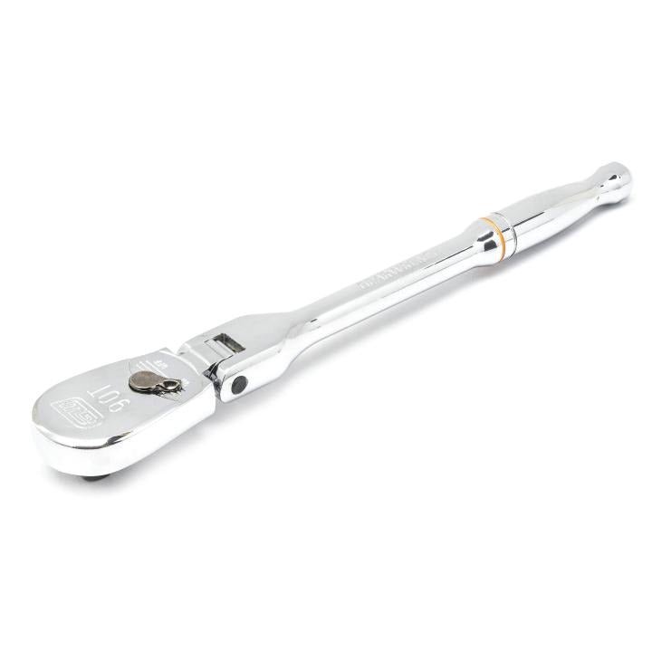 GEARWRENCH 81012T 1/4" Drive 90 - Tooth Flex Head Teardrop Ratchet 7" - Mississauga Hardware Centre Inc