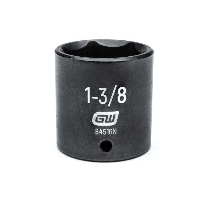 GEARWRENCH 84516N 1/2" Drive 6 Point Standard Impact SAE Socket 1 - 3/8" - Mississauga Hardware Centre Inc