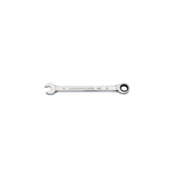GEARWRENCH 86915 15mm 90 - Tooth 12 Point Ratcheting Combination Wrench - Mississauga Hardware Centre Inc