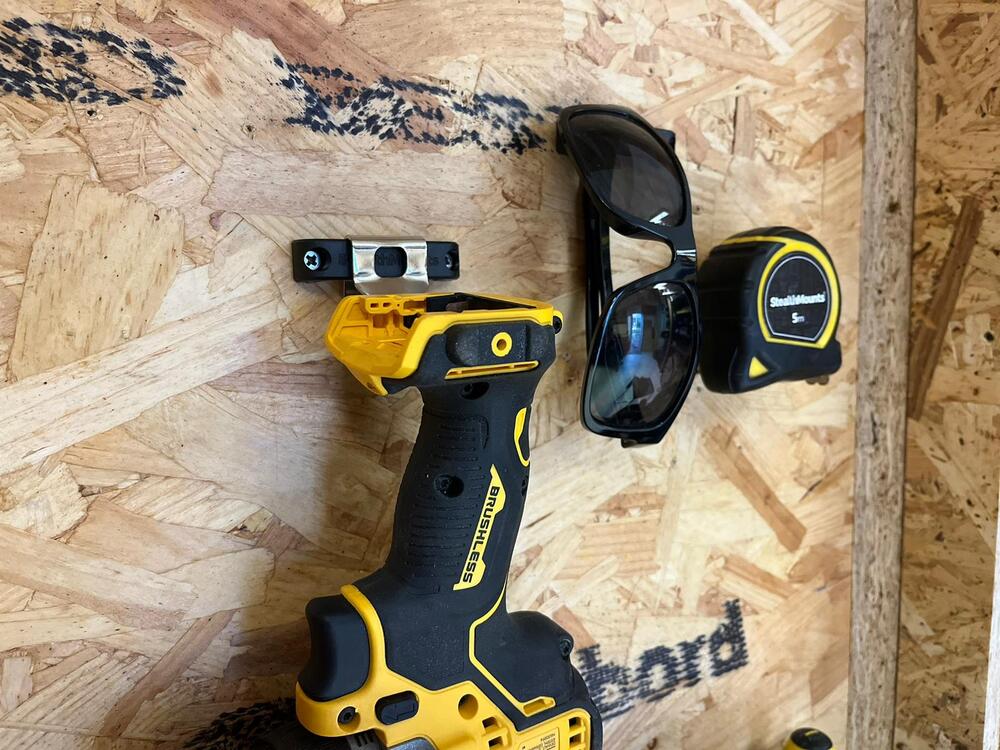 StealthMount BB-PL-BLK-6 Bench Belt+ Universal Tool Holster (6 Pack) Black