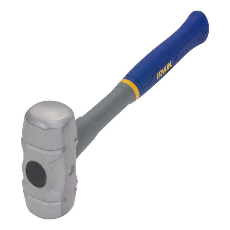 IRWIN IWHT56603 4 lb Polished Face Steel Head Rubber Sledge Hammer - Mississauga Hardware Centre Inc