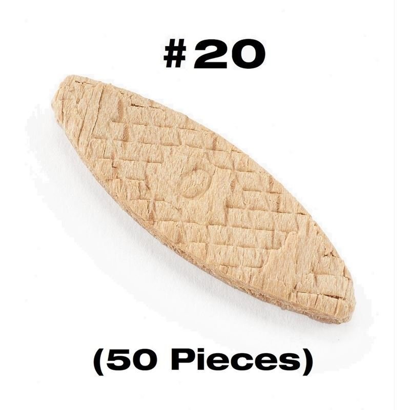 JJS Compressed Hardwood Biscuits for Wood Joining 20 - Mississauga Hardware Centre Inc