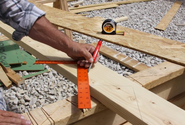 JOHNSON CS10 - 0 8" x 12" Easy - Read™ Steel Carpenter Square - Mississauga Hardware Centre Inc