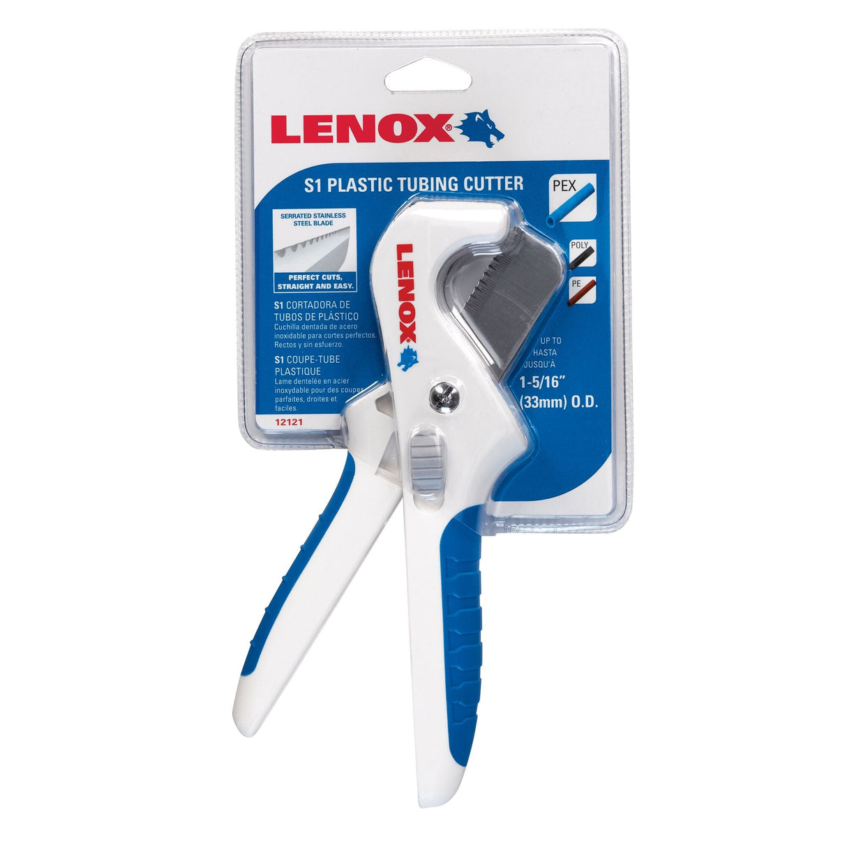 LENOX 12121S1 PLAS PIPECUT S1 SCISSOR CUT 1 - 5/16 MAXOD - Mississauga Hardware Centre Inc