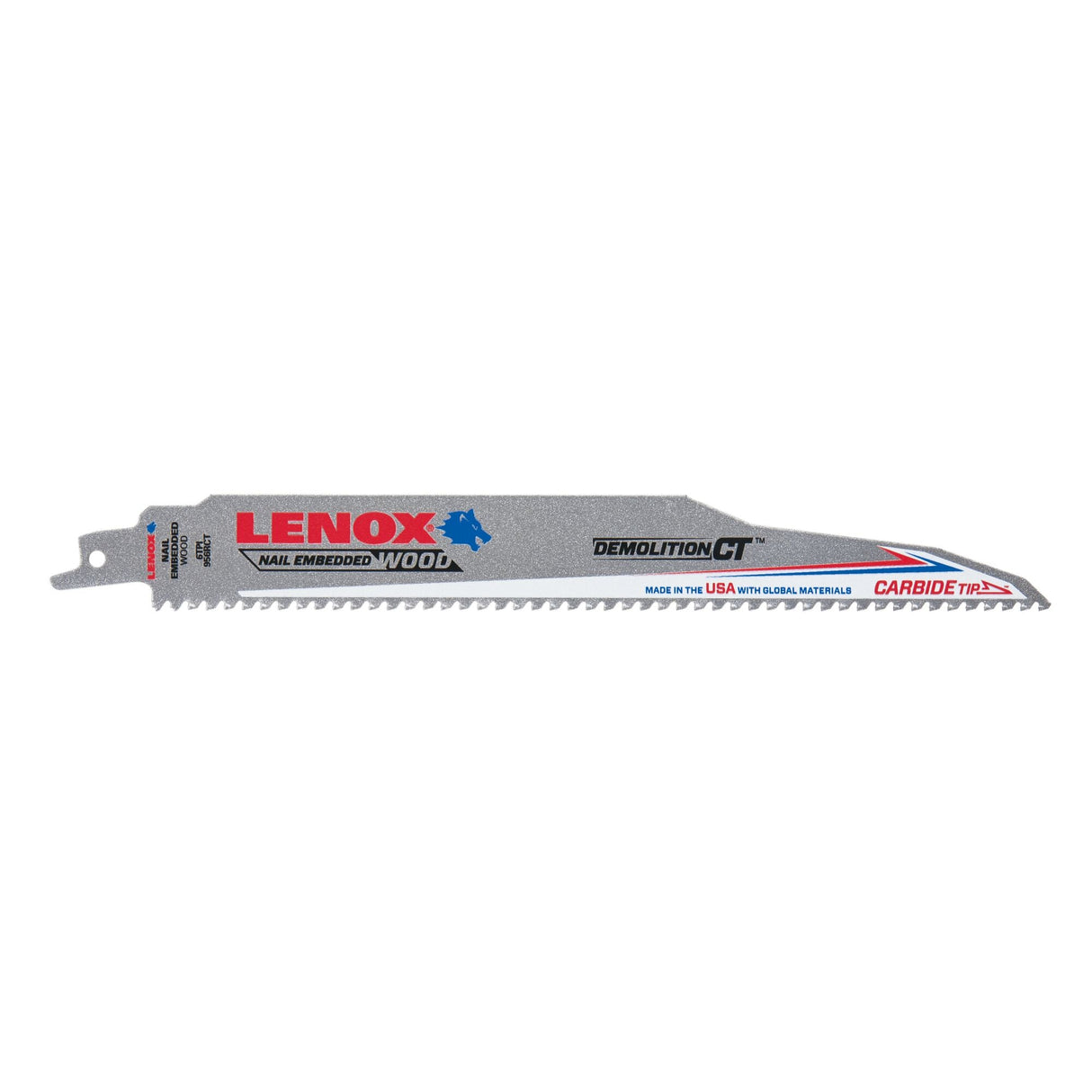 LENOX 1832143 Demolition CT™ 9" Reciprocating Saw Blades 6TPI 1/PK - Mississauga Hardware Centre Inc