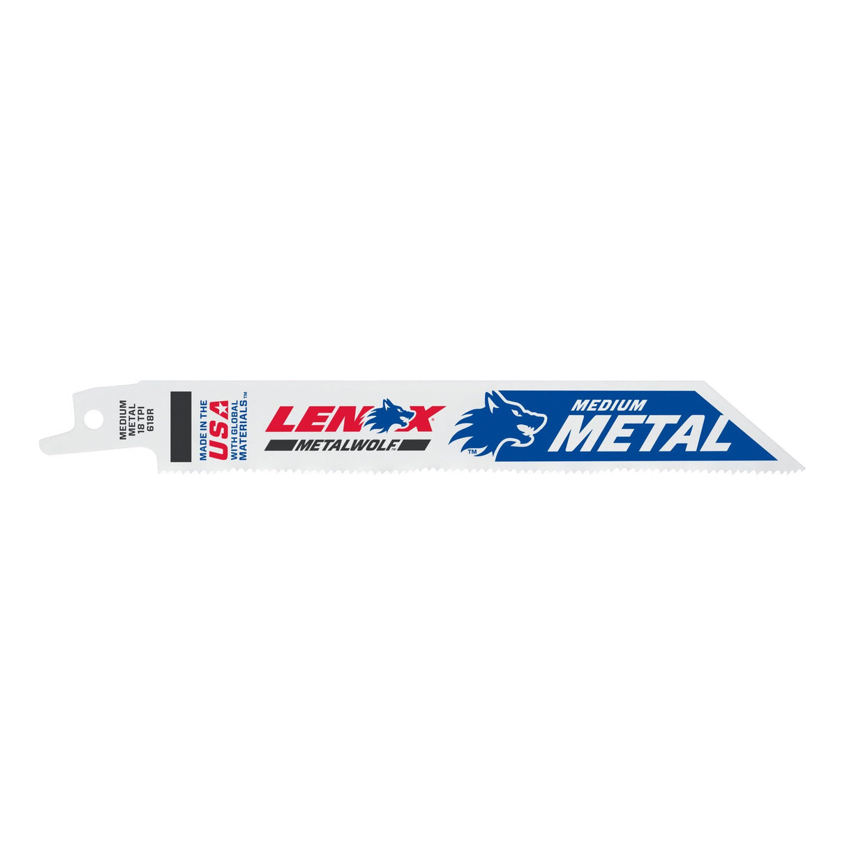 LENOX 20566618R METALWOLF™ WAVE EDGE™ 6" Reciprocating Saw Blades 18 TPI - 5/PK - Mississauga Hardware Centre Inc