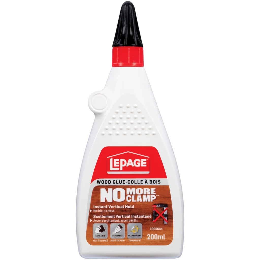 LePage 1982783 No More Clamp Wood Glue