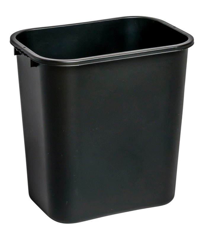 M2 WMPS028 28QT Office Garbage Can - Black - Mississauga Hardware Centre Inc