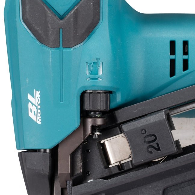Makita DBN610Z 18V LXT Brushless 2 - 1/2" 16 ga Angled Finish Nailer - Tool Only - Mississauga Hardware Centre Inc