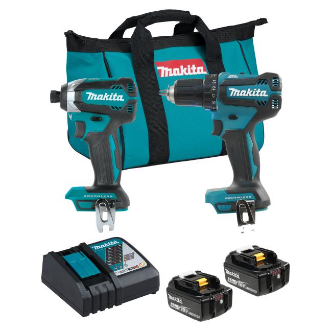 Makita DLX2289TX1 18V LXT Brushless 2 Tool Combo Kit - Mississauga Hardware Centre Inc