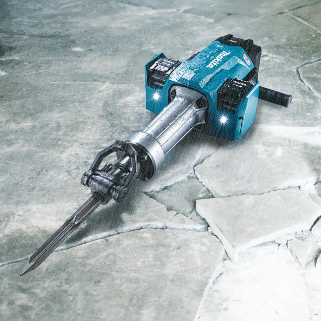 MAKITA HM004GL401 80V(40Vx2)max XGT BL 70 LBS Breaker Hammer Kit With Cart - Mississauga Hardware Centre Inc