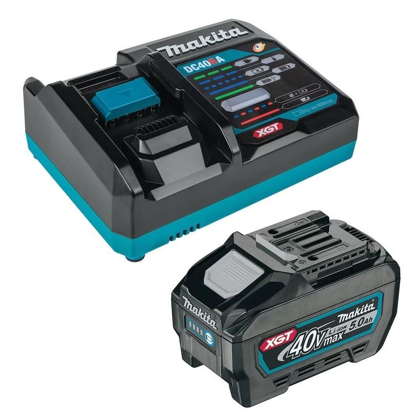 Makita T - 04357 0V MAX XGT 5.0Ah Battery and Rapid Charger Starter Kit - Mississauga Hardware Centre Inc