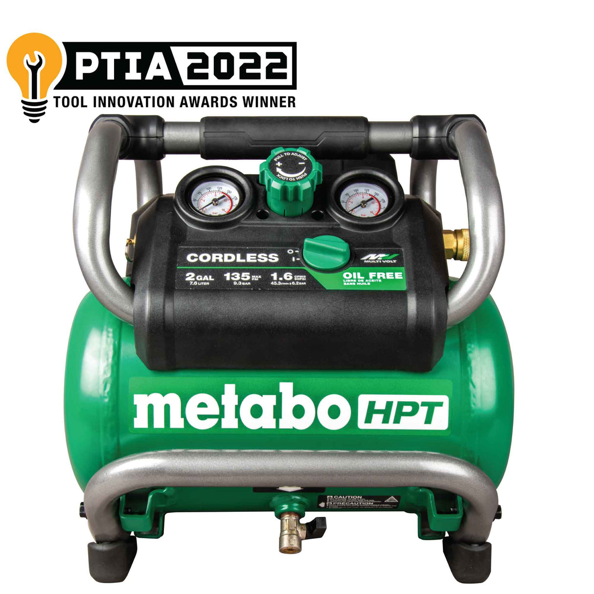metabo HPT EC36DAQ4 36V MultiVolt 2 Gallon Cordless Air Compressor (Tool Body Only) - Mississauga Hardware Centre Inc
