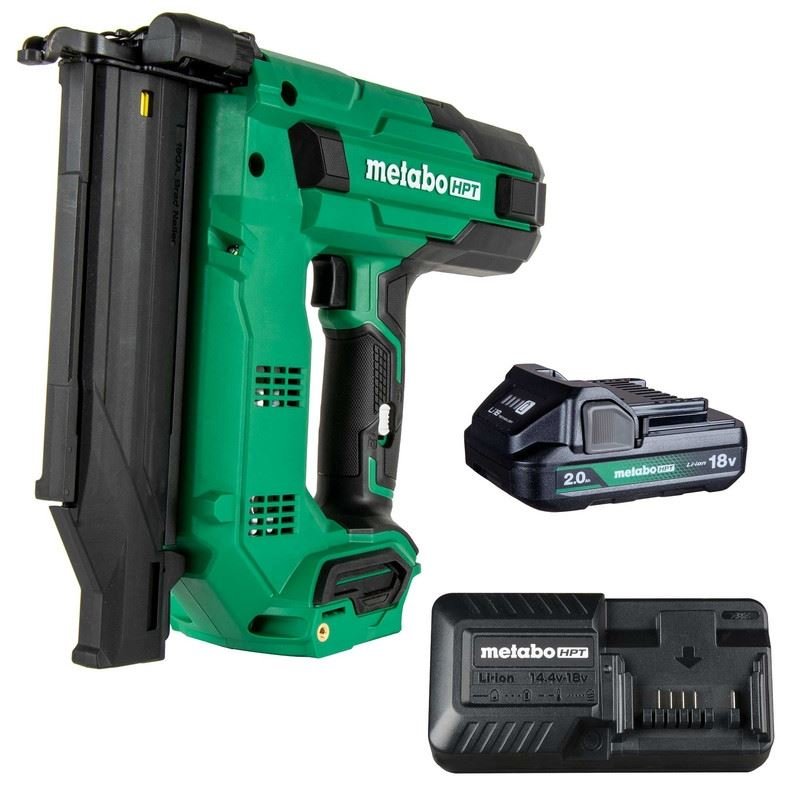 metabo HPT NT1850DGM 18v Multivolt 18 - Gauge Compact Brad Nailer - Mississauga Hardware Centre Inc