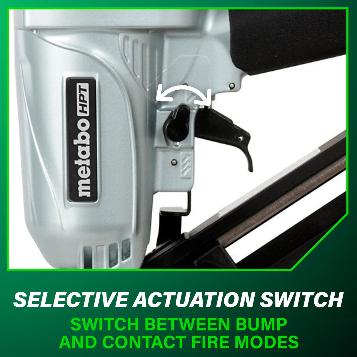 metabo HPT NT65MA4M 2 - 1/2 Inch 15 Gauge Angled Finish Nailer with Air Duster - Mississauga Hardware Centre Inc