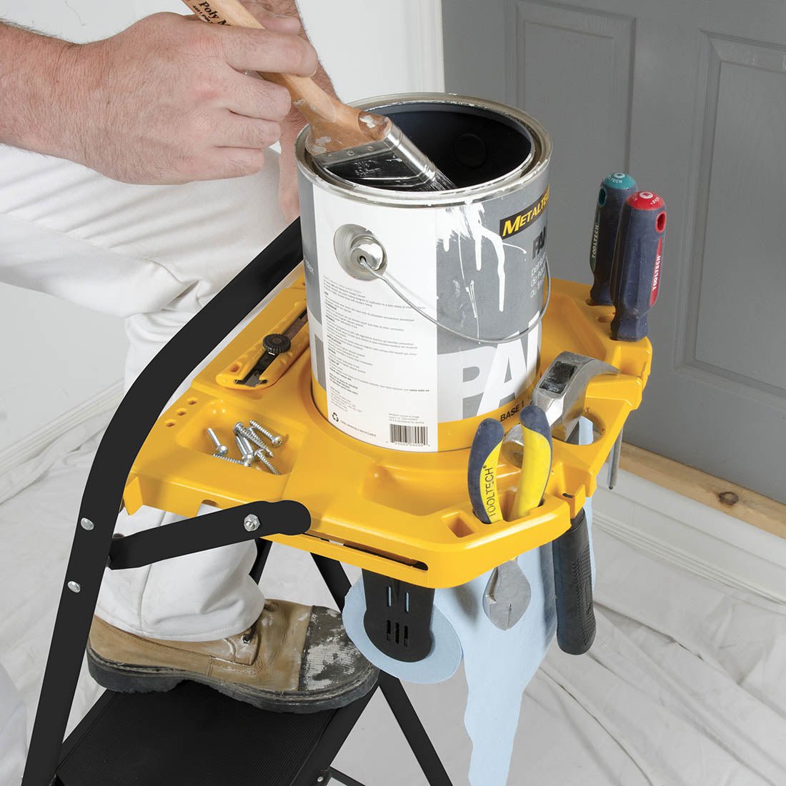 Metaltech E - SLC3TYW 3 Step Step Stool Type IA - Mississauga Hardware Centre Inc