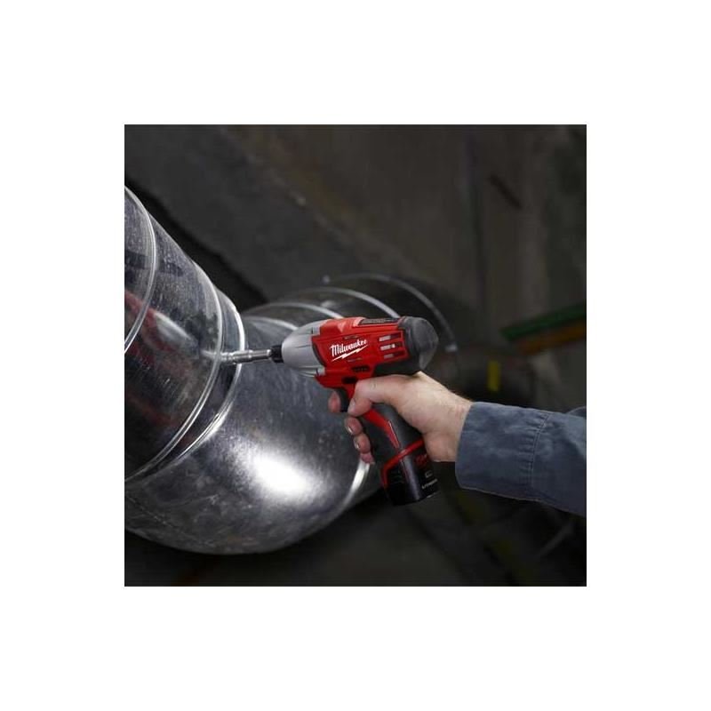 Milwaukee | 2450 - 22 M12 Cordless Lithium - Ion 1/4" Hex Impact Driver - Mississauga Hardware Centre Inc